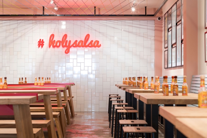 餐饮空间，快餐店设计，Salsa Shop餐厅，荷兰海牙，国外餐厅设计